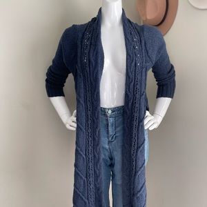 Wrap cardigan sweater